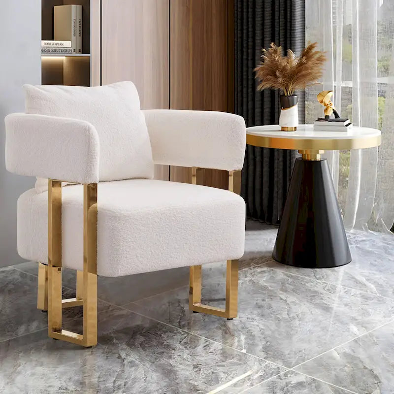 Modern 24.4 Upholstered Accent Chair (Set of 2)