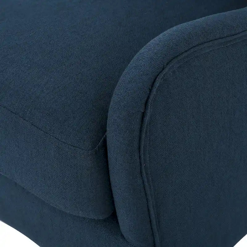 Navy Blue 27 High Back Accent Chair with Wing Back