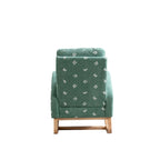 26.8 Upholstered High Back Rocking Chair with Side Pocket