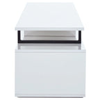 White Modern Extendable TV Stand for 100 TVs