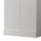 White 60 Height Simplistic Modern Double Door Storage Cabinet