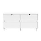 Bedroom Rattan Dresser with Drawers