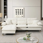 L shaped Convertible Sectional Sofa