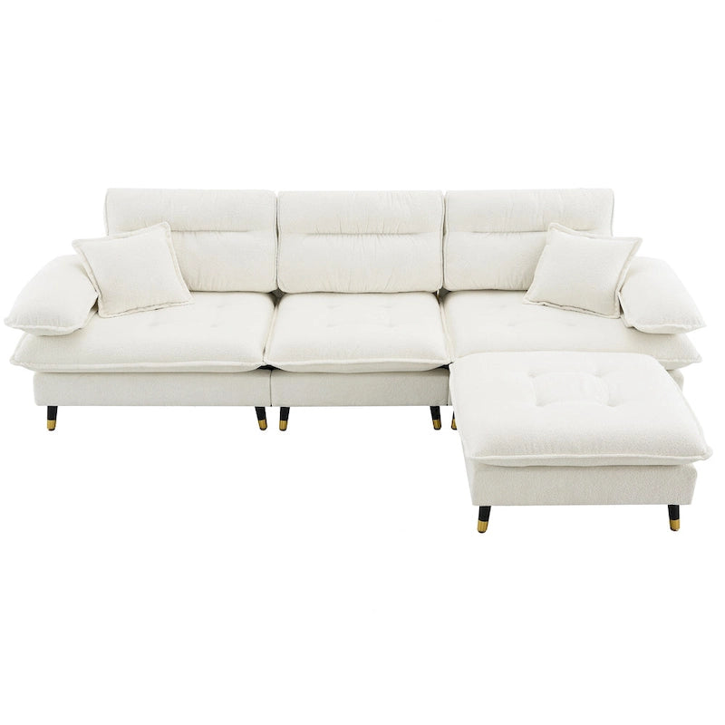 L shaped Convertible Sectional Sofa