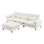 L shaped Convertible Sectional Sofa