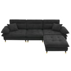 L shaped Convertible Sectional Sofa