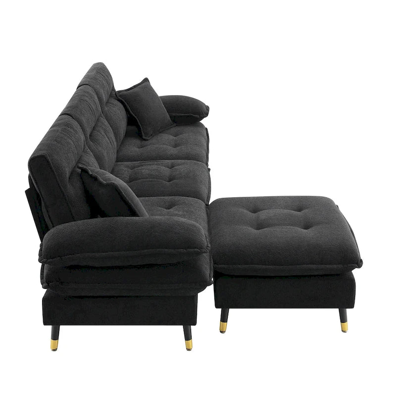 L shaped Convertible Sectional Sofa