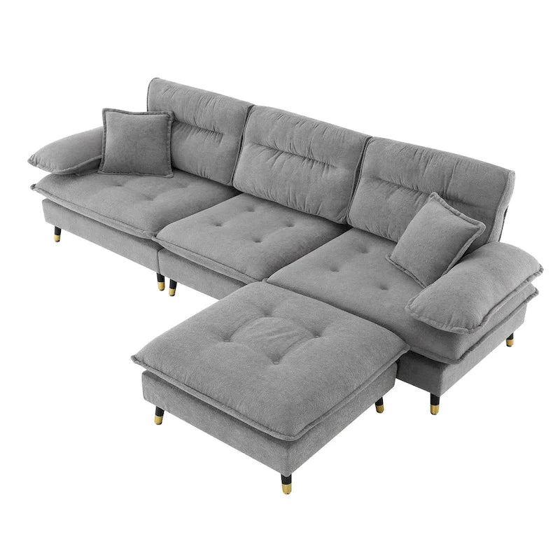 L shaped Convertible Sectional Sofa