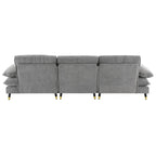L shaped Convertible Sectional Sofa