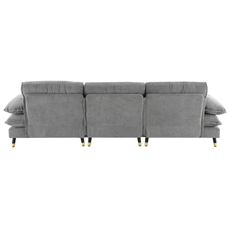 L shaped Convertible Sectional Sofa