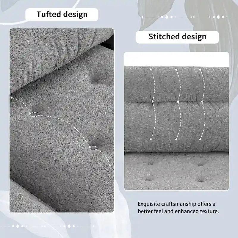 L shaped Convertible Sectional Sofa