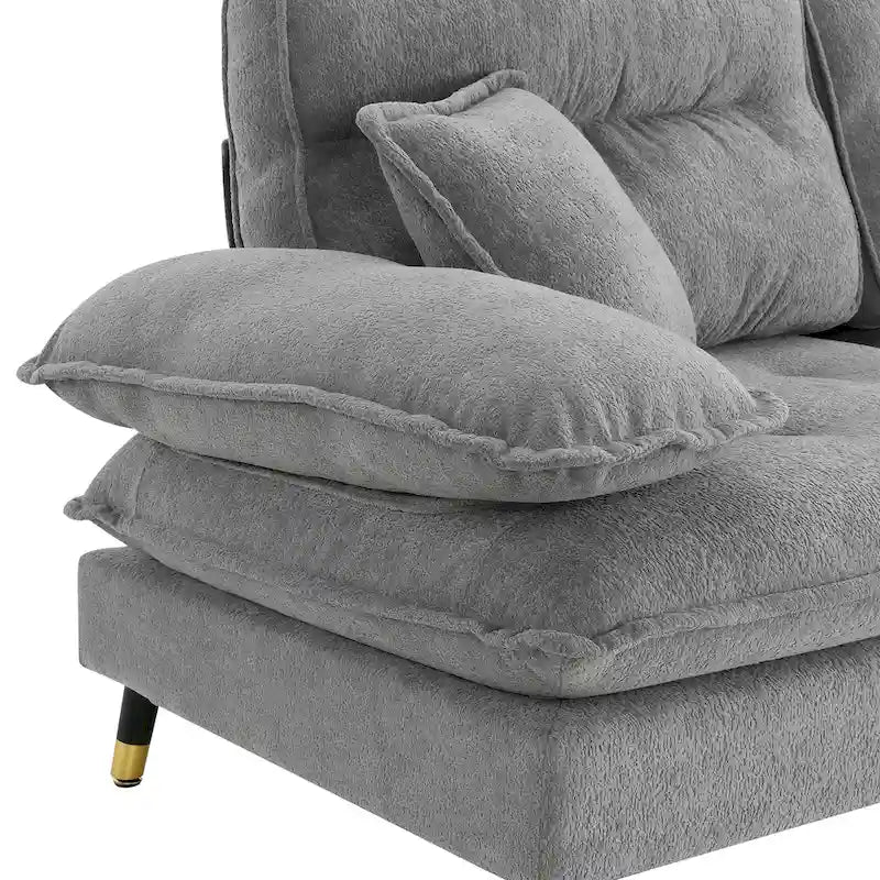 L shaped Convertible Sectional Sofa