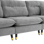 L shaped Convertible Sectional Sofa