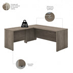 L-Shaped Desk - 72"W with 42"W Return