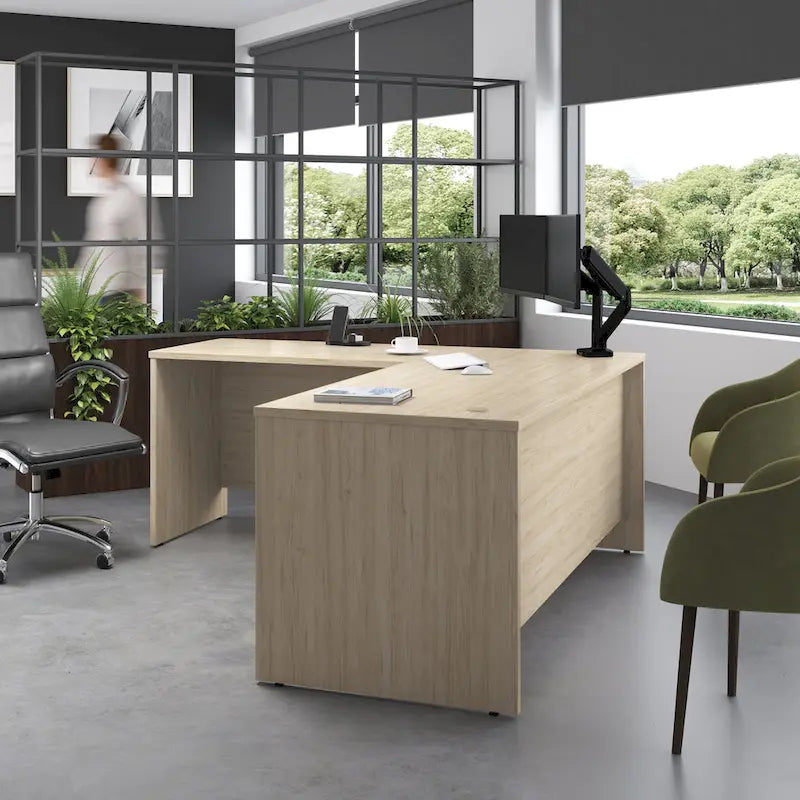 L-Shaped Desk - 72"W with 42"W Return