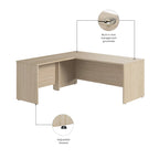 L-Shaped Desk - 72"W with 42"W Return