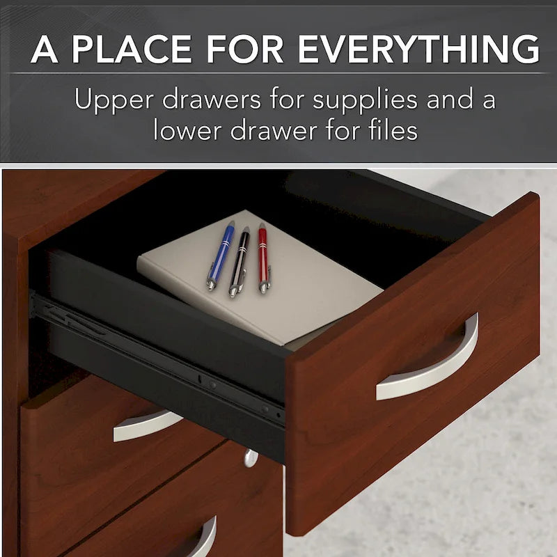 Studio C 72W Desk with Hutch and Drawers by Bush Business Furniture