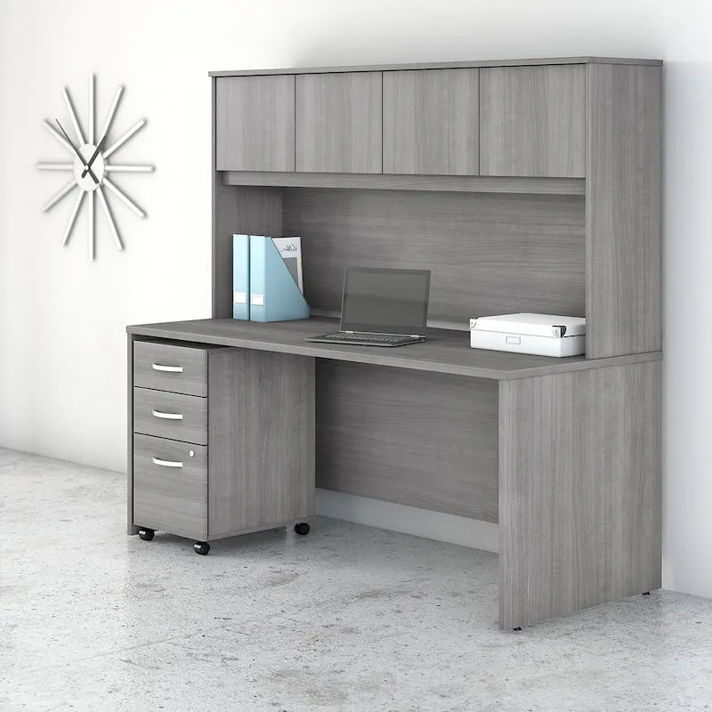 Studio C 72W Desk with Hutch and Drawers by Bush Business Furniture