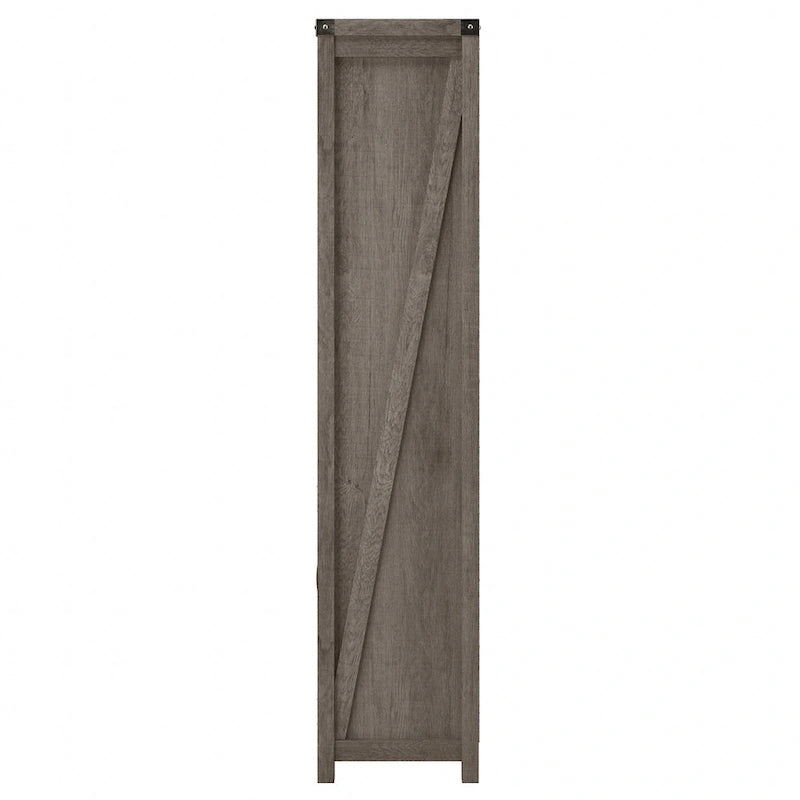 Knoxville Tall 5 Shelf Bookcase with Doors by Bush Furniture