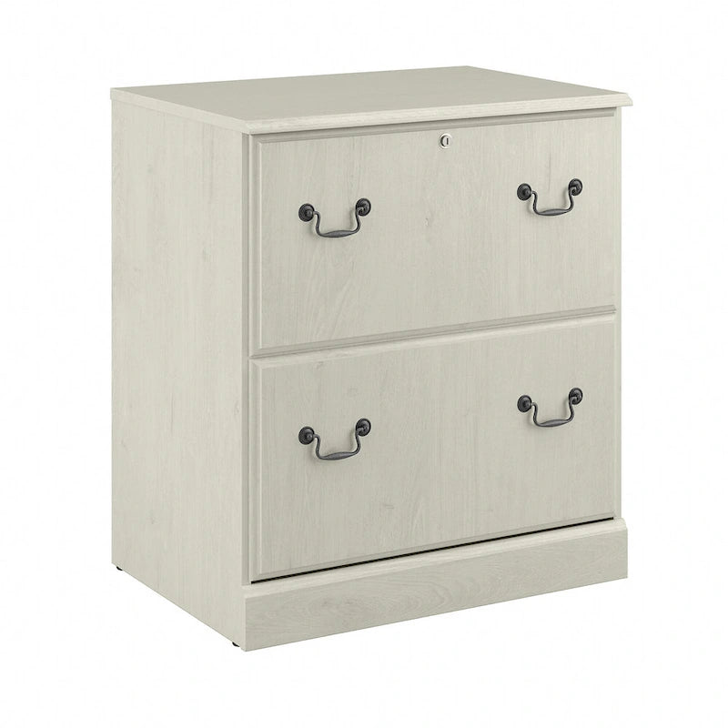 Bush Furniture Saratoga Lateral File Cabinet in Harvest Cherry