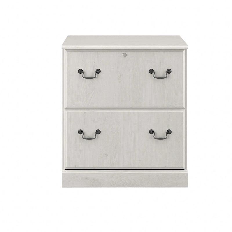 Bush Furniture Saratoga Lateral File Cabinet in Harvest Cherry