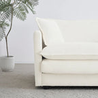 GDFStudio - Fiona Chenille Single Seat Sofa with Modular Flexibility and Plush Comfort