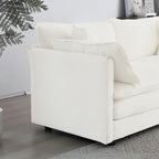 GDFStudio - Fiona Chenille Single Seat Sofa with Modular Flexibility and Plush Comfort