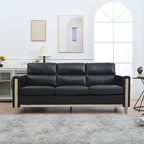 Larb Modern Solid Wood Three-Seater Sofa Couch by Christopher Knight Home