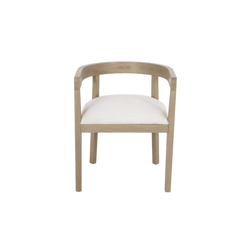 Christopher Knight Home - Livia 95-Inch Table and Upholstered Arm Chairs Dining Set