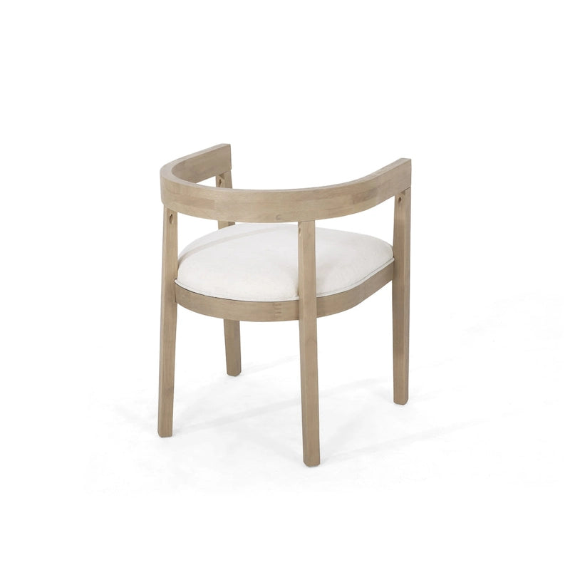 Christopher Knight Home - Livia 95-Inch Table and Upholstered Arm Chairs Dining Set