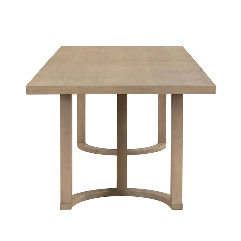 Christopher Knight Home - Livia 95-Inch Table and Upholstered Arm Chairs Dining Set