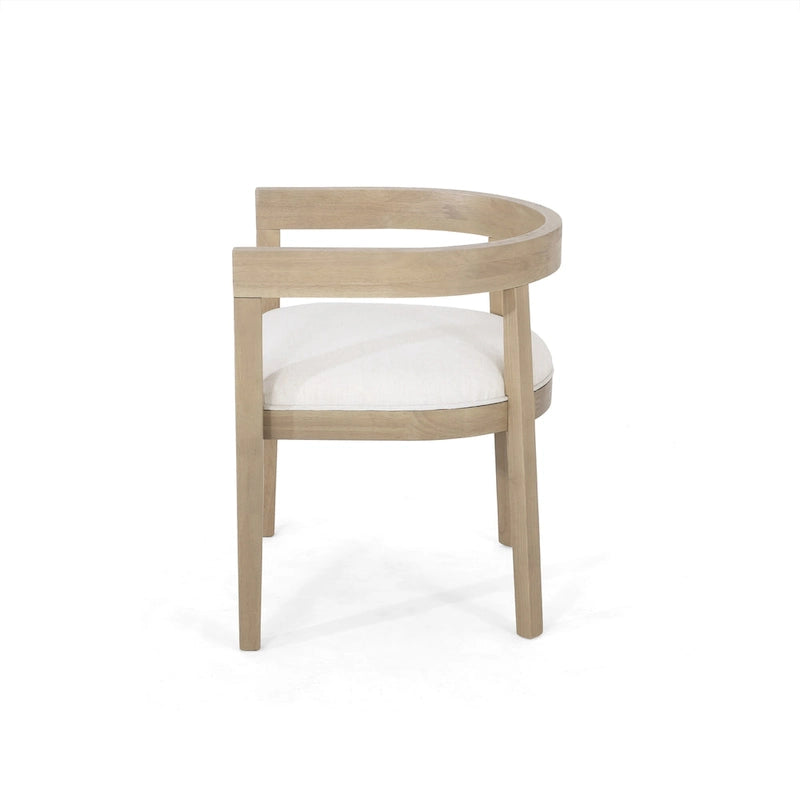 Christopher Knight Home - Livia 95-Inch Table and Upholstered Arm Chairs Dining Set