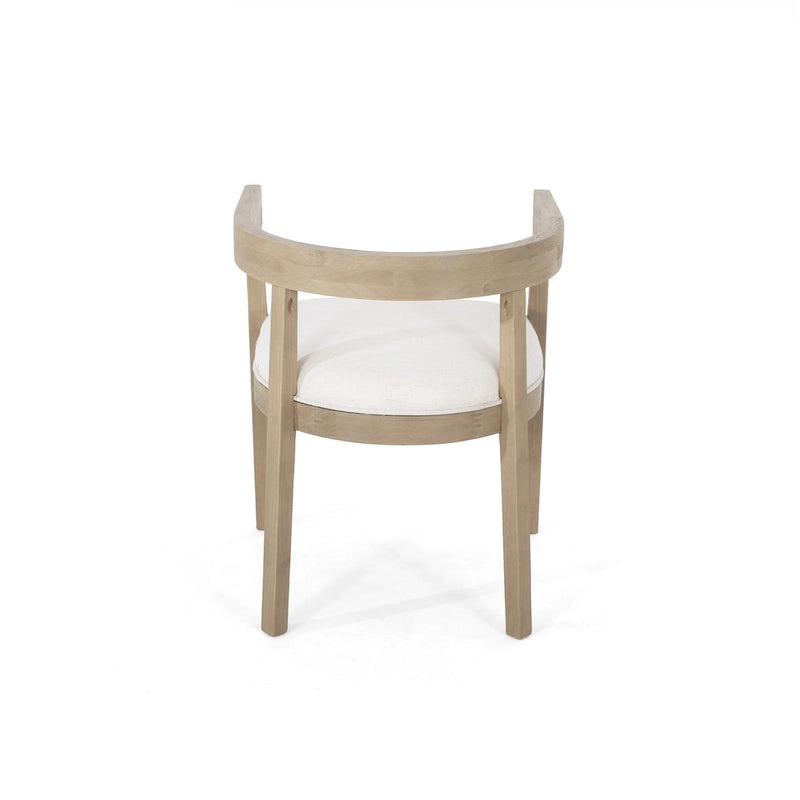 Christopher Knight Home - Livia 95-Inch Table and Upholstered Arm Chairs Dining Set