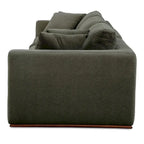 NADAAL STUDIOS Rio Modular Sofa With Rubber Wood Base - 136.2W x41D x23.6H