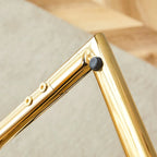 PU Dining Chair Set, Uniquely Designed Black Dining Chairs, Pu Material, Paired With Gold Metal Chair Legs (Set Of 4)