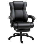 Executive High Back Office Chair Executive Computer Desk Chair with Adjustable Height and Retractable Footrest