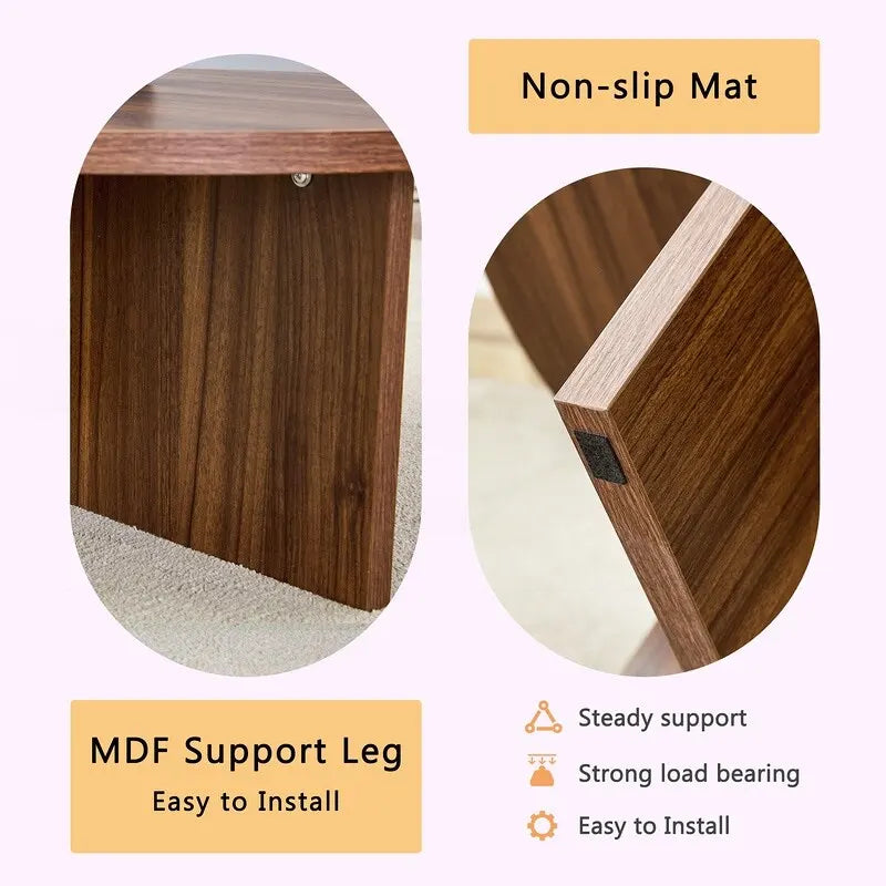 Versatile MDF Round Coffee Table