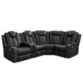 Luxury Reclining 5 & 6 Seater Corner Sofa w/ LED, USB, Wireless Charging, Bluetooth & Storage