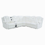 Luxury Reclining 5 & 6 Seater Corner Sofa w/ LED, USB, Wireless Charging, Bluetooth & Storage