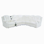 Luxury Reclining 5 & 6 Seater Corner Sofa w/ LED, USB, Wireless Charging, Bluetooth & Storage