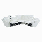 Luxury Reclining 5 & 6 Seater Corner Sofa w/ LED, USB, Wireless Charging, Bluetooth & Storage