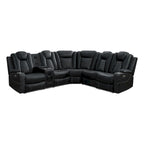 Luxury Reclining 5 & 6 Seater Corner Sofa w/ LED, USB, Wireless Charging, Bluetooth & Storage