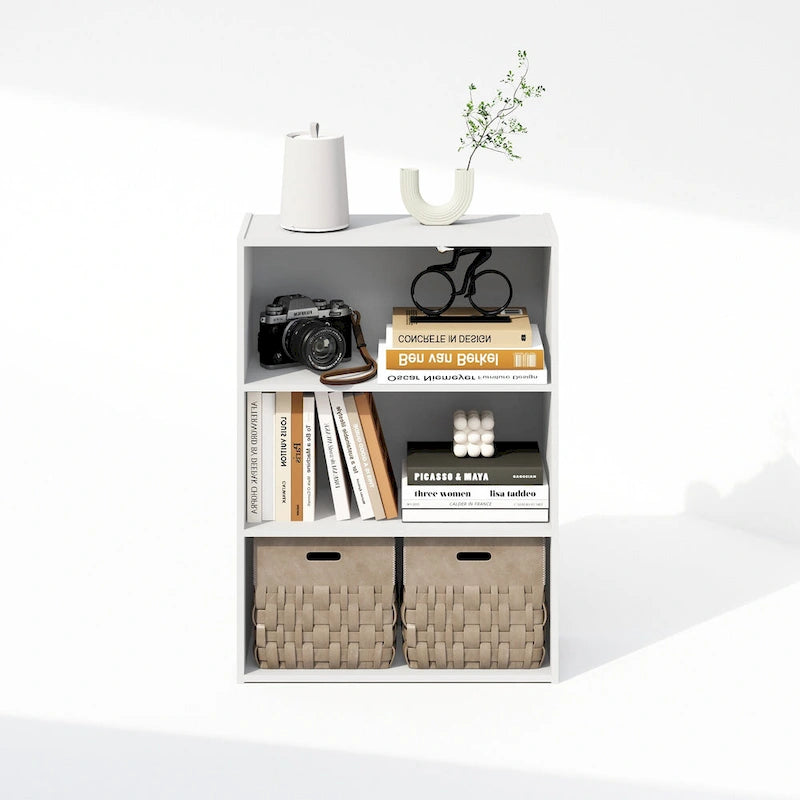 Furinno Simple Open Shelf, Bookcases, 3-Tier
