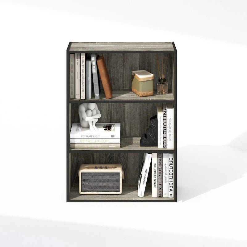 Furinno Simple Open Shelf, Bookcases, 3-Tier