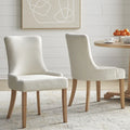 Simple Living Anneli Upholstered Dining Chairs (Set of 2)
