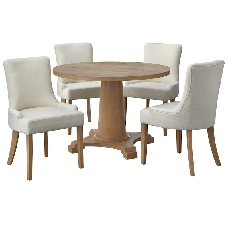 Simple Living Anneli Upholstered Dining Chairs (Set of 2)
