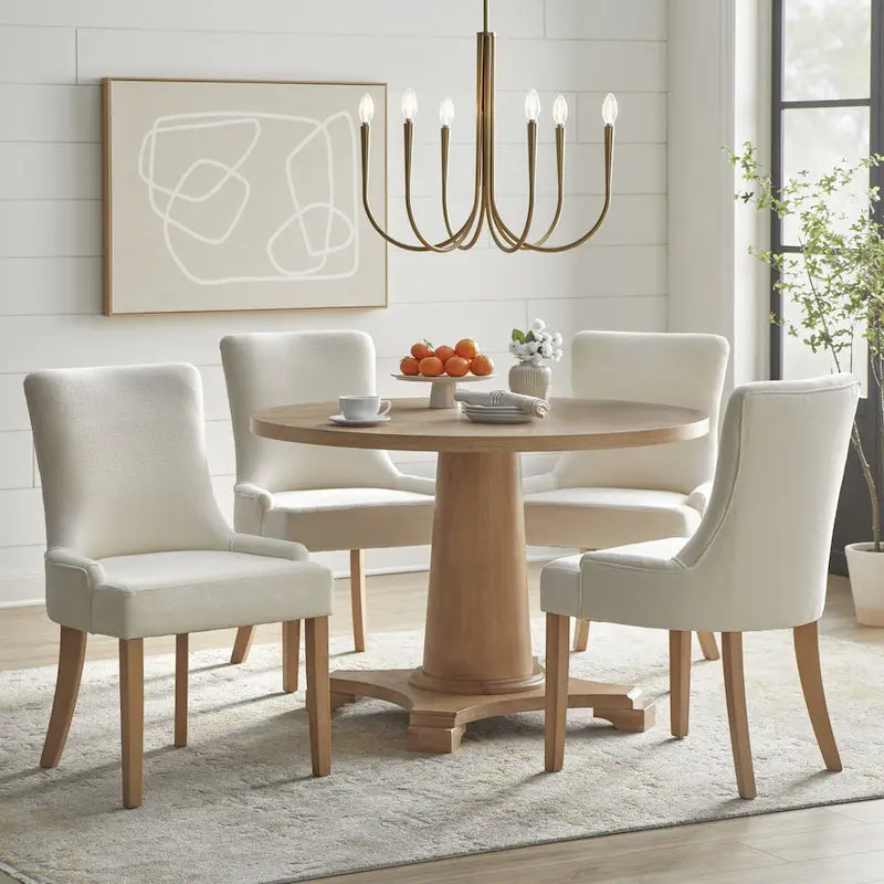 Simple Living Anneli Upholstered Dining Chairs (Set of 2)