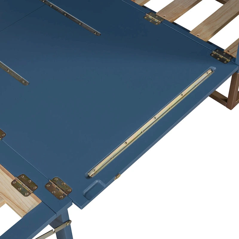 Queen Murphy Bed with Cabinet Design, Multi-Functional, 400lb Capacity