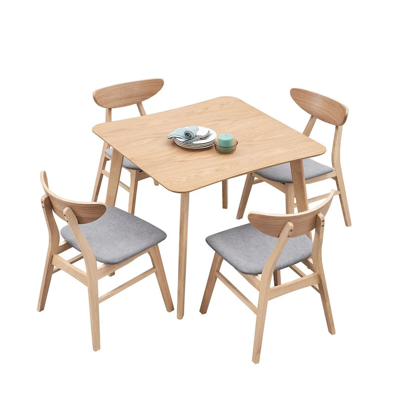 Modern Table with MDF Top and Metal Legs for Small Spaces Kitchens Multi Functional Use and Living Room