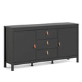 Porch & Den Madrid 2-Door Sideboard with 3-Drawers